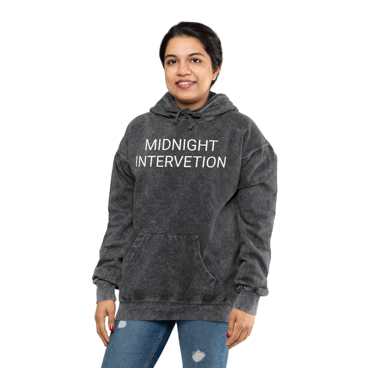 M.I. Unisex Mineral Wash Hoodie