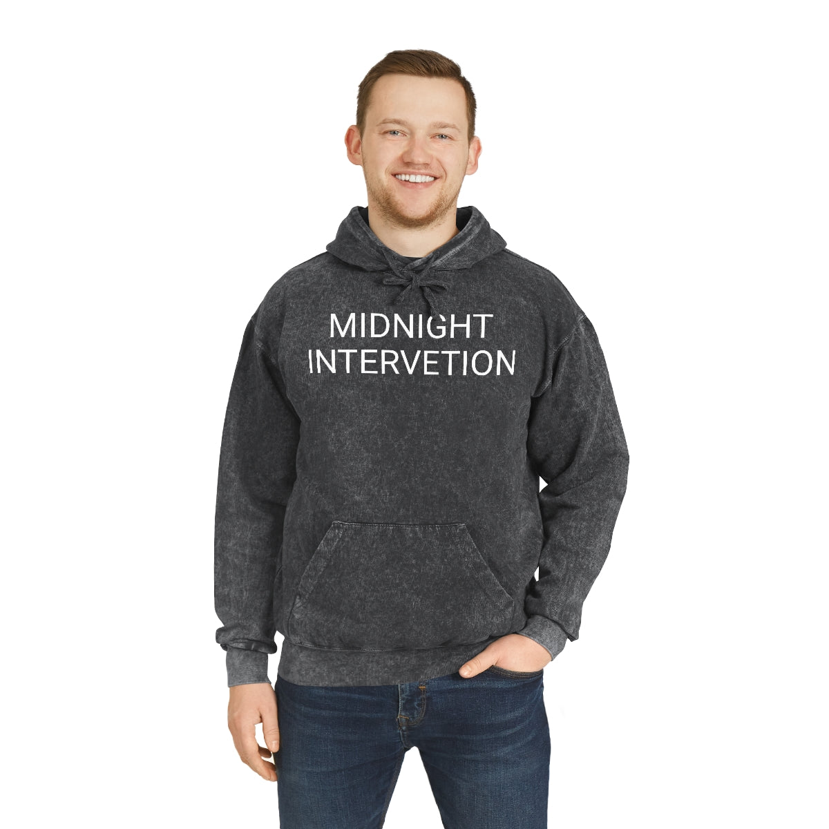 M.I. Unisex Mineral Wash Hoodie